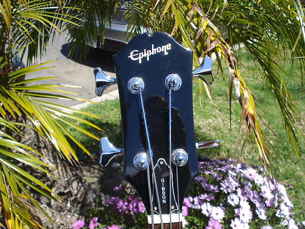 Epiphone EB-1 Fretless Violin Bass Cherry | Reverb
