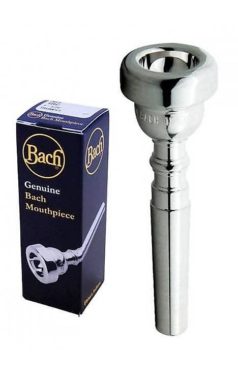 Bach 1C Silver Plated Trumpet Mouthpiece 3511C image 1