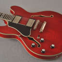 Eastman Left Handed T59L/V-RD Thinline Archtop Guitar Red Antique Varnish - Lefty