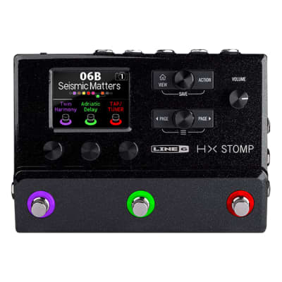 Reverb.com listing, price, conditions, and images for line-6-hx-stomp-guitar-multi-effects-floor-processor