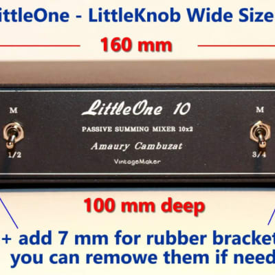 Summing Mixer LittleOne 8x2 with 1 x Stereo to 2 Mono switch -15dB basic image 8