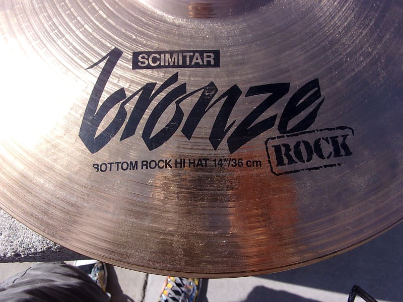 BRONZE SCIMITAR HI HAT TOP/BOTTOM 14/36cm ハイハットシンバル