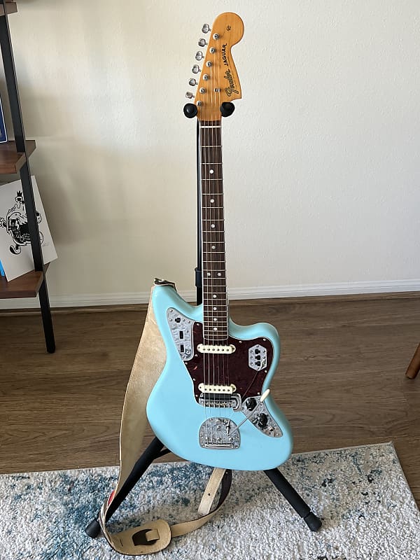 Fender American Original '60s Jaguar Daphne Blue - | Reverb Canada