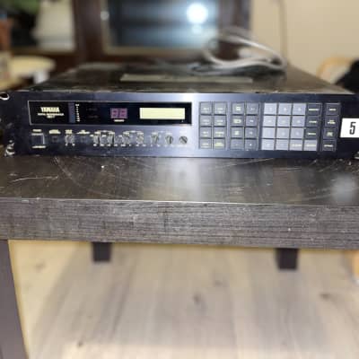 Yamaha REV 7 Digital Reverberator 1980s - Black