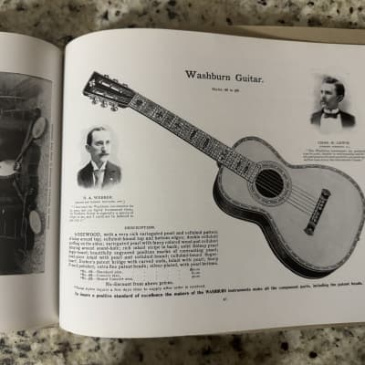 Washburn 1897 guitar mandolin zither banjo reprint catalog Lyon and Healy Lion image 22