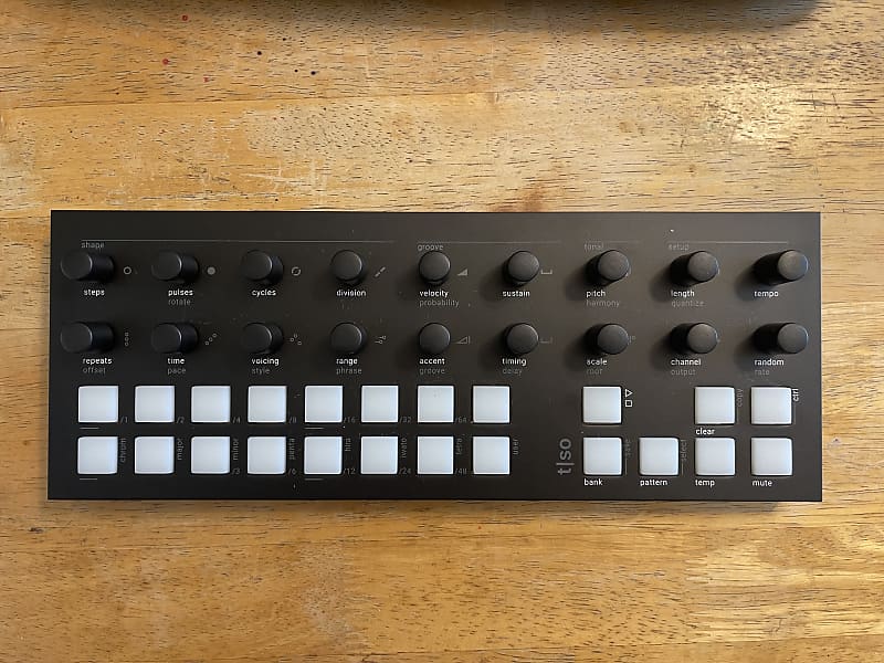 Torso Electronics T1 Algorithmic Sequencer 2022 Black Reverb