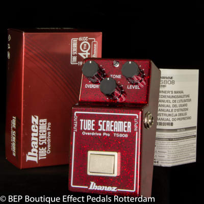 低価SALEIbanez TS-808 40th 限定レッド tube screamerチューブスクリーマー TS808 オーバードライブ