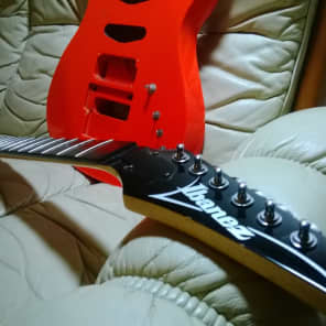 1988 Ibanez 540P FA (Five Alarm Red) PROJECT GUITAR (Body and Neck) JS Satriani image 7