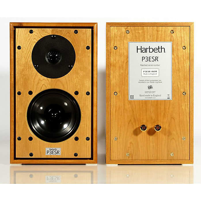 Harbeth P3ESR XD Bookshelf Speaker Pair - Cherry image 1