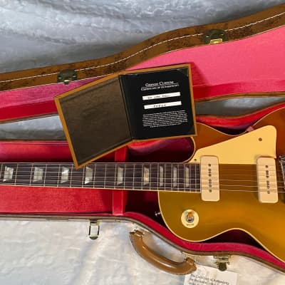 NEW ! Gibson Custom 1954 Les Paul Goldtop Reissue VOS - Double Gold - Authorized Dealer - 8.8 lbs - G04852 image 14