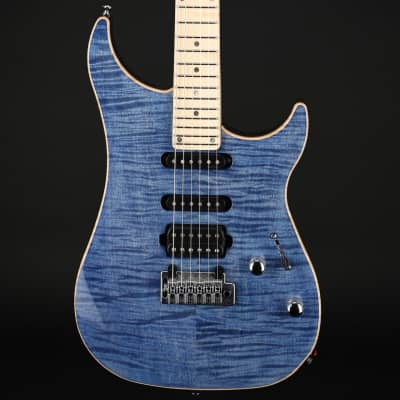 Vigier Excalibur Ultra Blues HSS, Maple in Light Sapphire with Gig Bag #220082 for sale