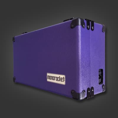 Monorocket 6U 90HP powered Eurorack case in purple Tolex image 1