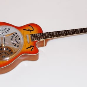 Fender FR50CE Cutaway Acoustic-Electric Resonator Guitar w/ Case