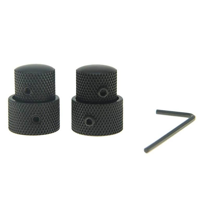 *NEW CONCENTRIC CONTROL KNOBS for Guitar & Bass Knurled, Set | Reverb