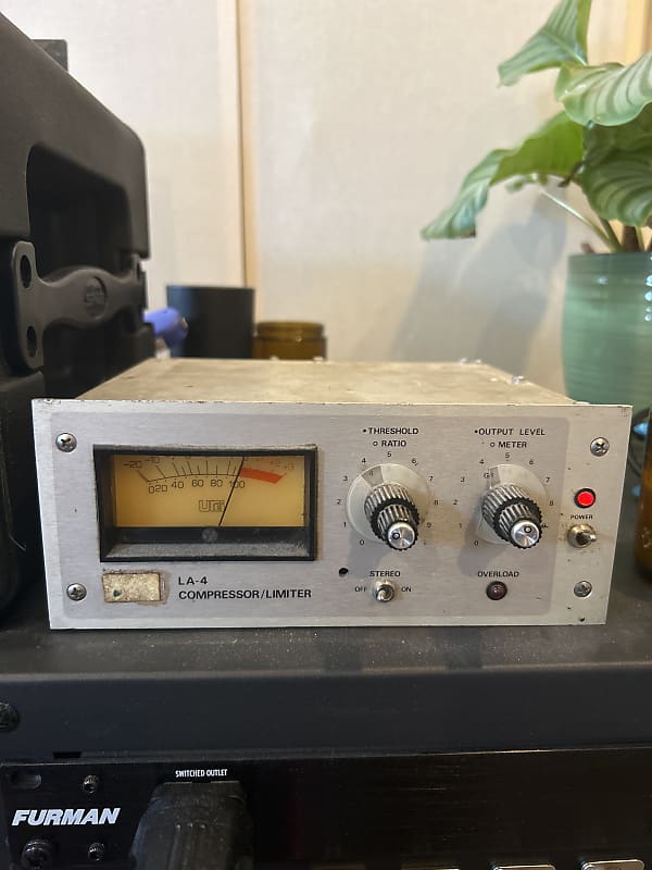Urei LA-4 コンプレッサー/リミッター dual Universal Audio Urei LA-4 Compressor/Limiter Blackface #786