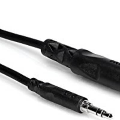 Hosa CMS Balanced 3.5mm to Balanced 1/4" Cable Black - 3' image 1