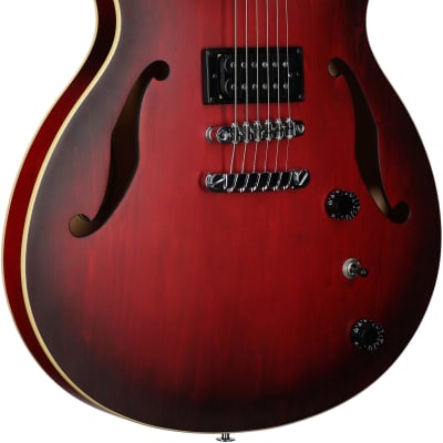 Ibanez AS53 Artcore Semi-Hollowbody Electric Guitar, Sunburst Red image 4