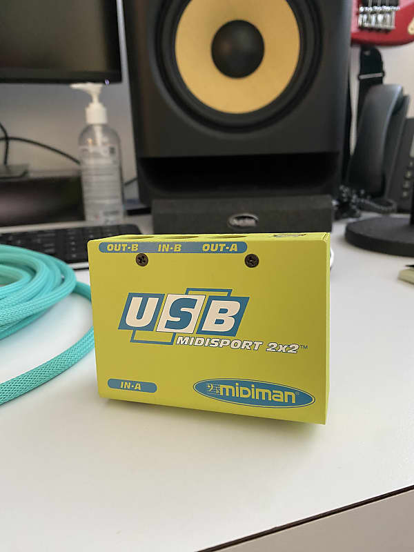 Midiman / MAudio MIDI Sport 2x2 USB MIDI interface Green Reverb