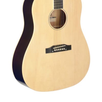 STAGG Slope Shoulder Dreadnought Acoustic Guitar with Catalpa Body Natural Finish image 2