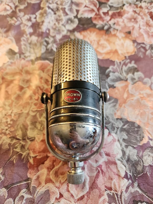 Crown MC-80 Microphone top Untested