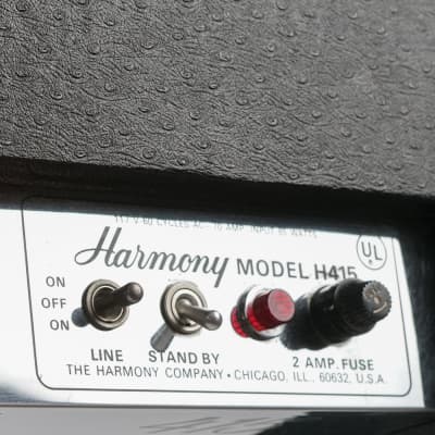 1960's Harmony 415 2x12 Combo Amp image 8