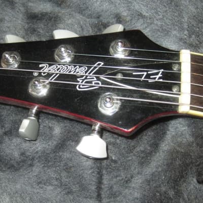 1991 Fender Heartfield Elan II Red w/ Original Hardshell Case image 7