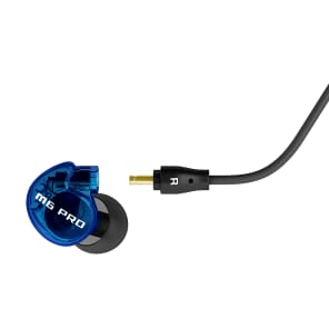 MEE Audio M6 PRO Noise-Isolating Limited Edition Blue In-Ear Monitors image 2