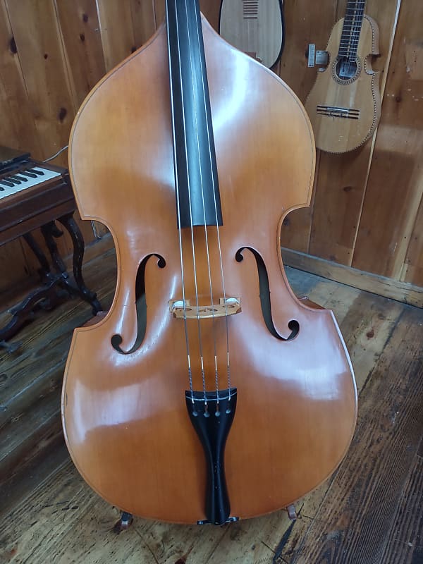 Reghin ウッドベース　3/4 SOLID TOP Reghin 3/4 Upright Bass | Reverb