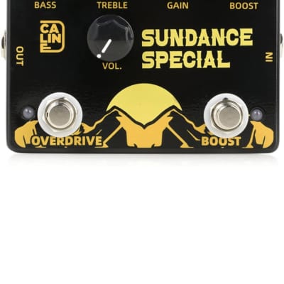 Caline DCP-06 SUNDANCE SPECIAL Boost Overdrive Effect Pedal Dual Guitar Pedal image 7