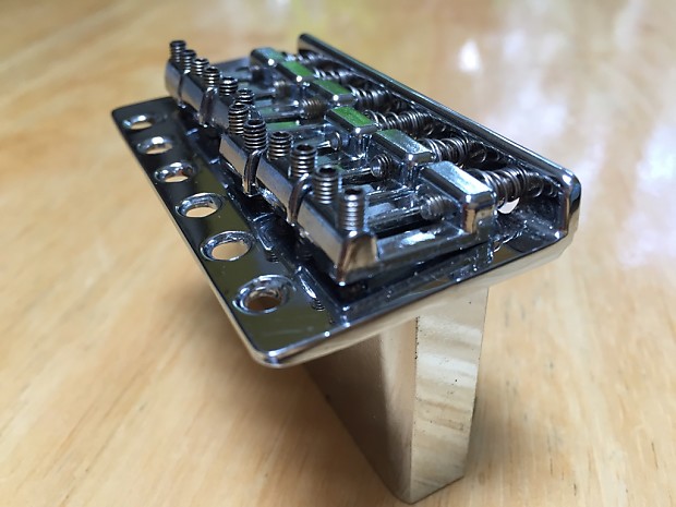 Vintage Solid-Copper Strat Style 6 Screw Synchronized Tremolo Bridge made by Tokai S.T.C. image 1