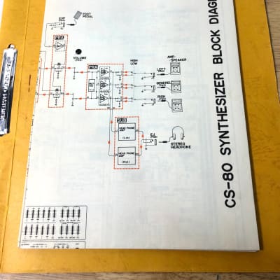 Yamaha CS-80 workshop service manual, original image 4
