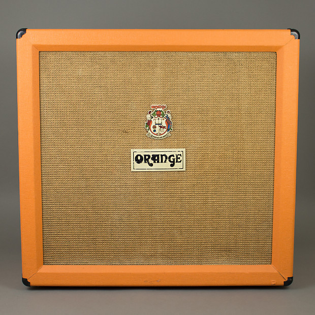 1974 Orange 4x12 Cabinet Reverb