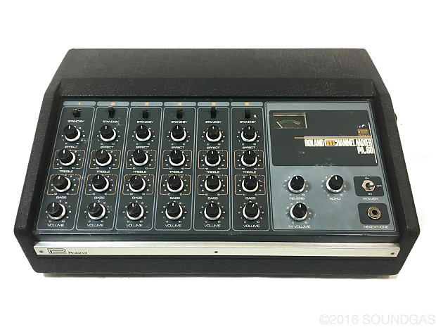 Roland PA.60 6 Channel Mixer with Spring Reverb | Reverb Roland PA.60 6 Channel Mixer with Spring Reverb | Reverb