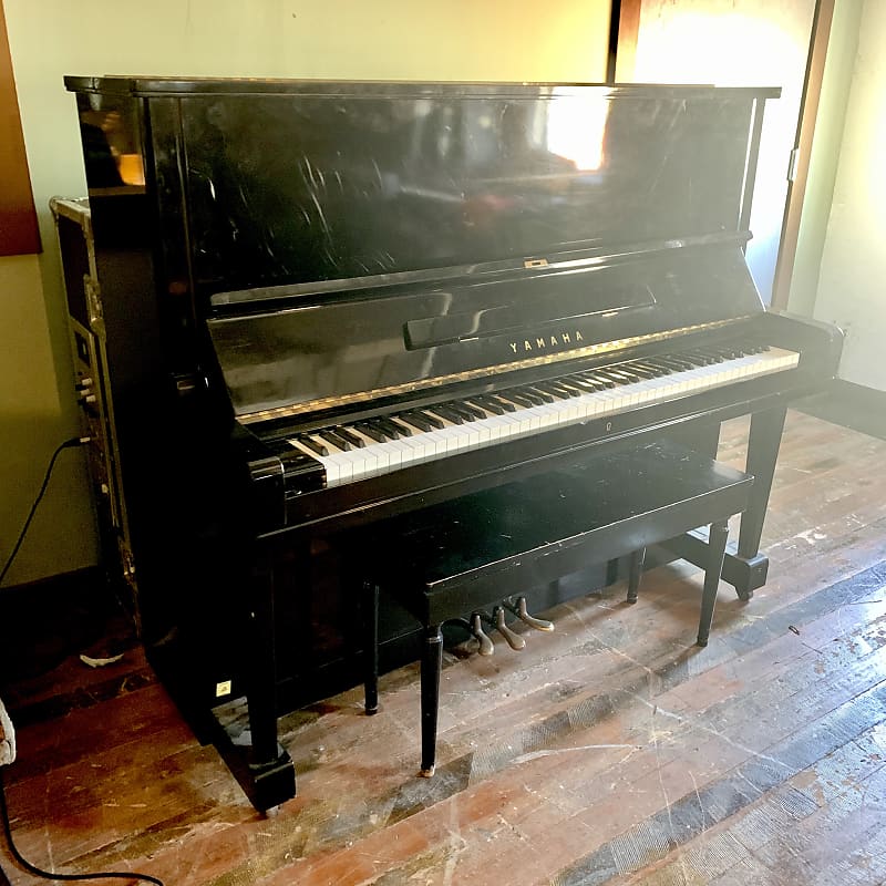 Yamaha U3 upright grand piano c 1967 Ebony original vintage