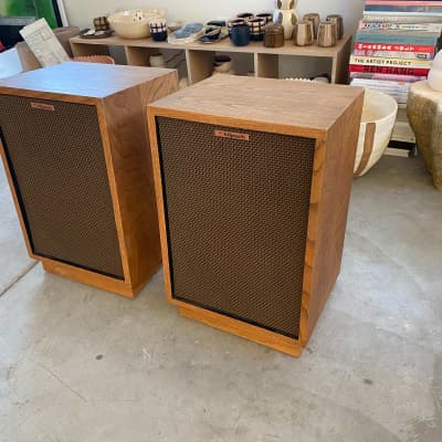 Klipsch Heresy in beautiful shape + custom made stands image 5