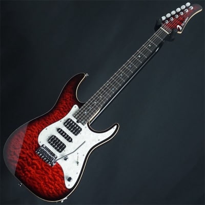 T's Guitars [USED] DST Classic Pro 24F 5A Quilt Top (Crimson Burst) [SN.031262] image 3