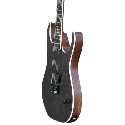 10S HuYang (Mega Soul) Single Humbucker Baritone – HYMM Custom Electric Guitar - Satin Black image 12