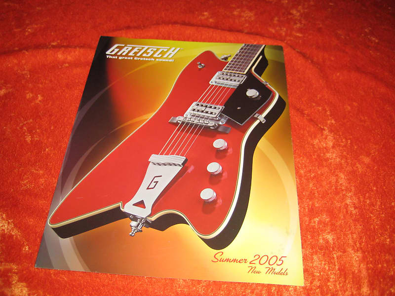 Gretsch Guitar Catalog Brochure New Models from Summer 2005 Reverb