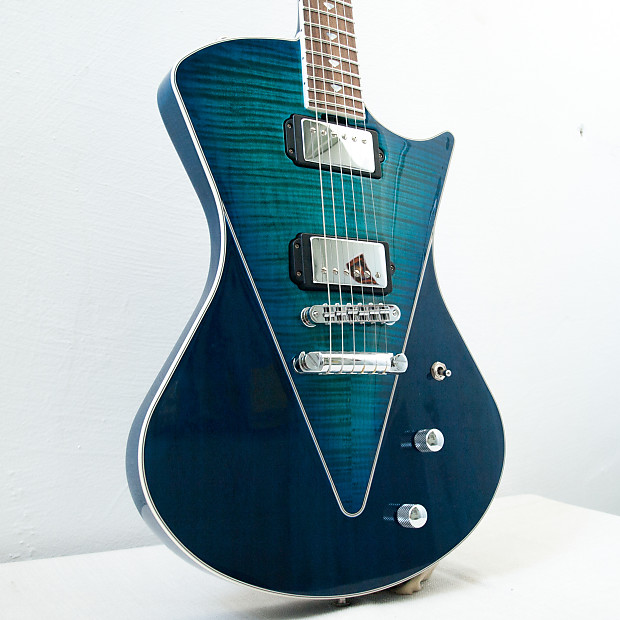 Ernie Ball Music Man Armada Balboa Blue Burst Flame