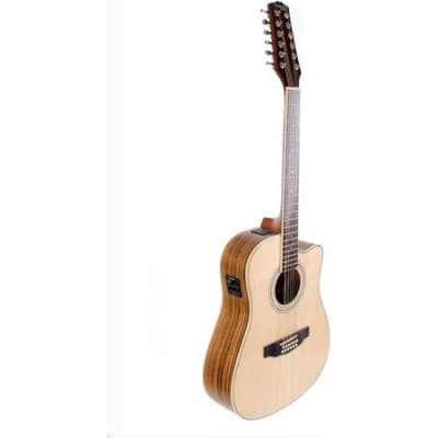 Turner 40CE 12-String Dreadnought Electro Acoustic Guitar image 13