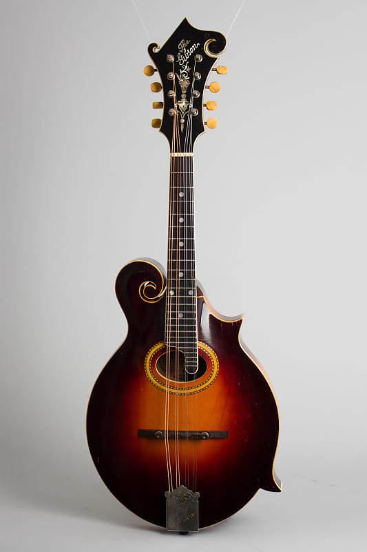 Gibson  F-4 with Virzi Carved Top Mandolin (1917), ser. #11068 (FON), black tolex hard shell case. image 1