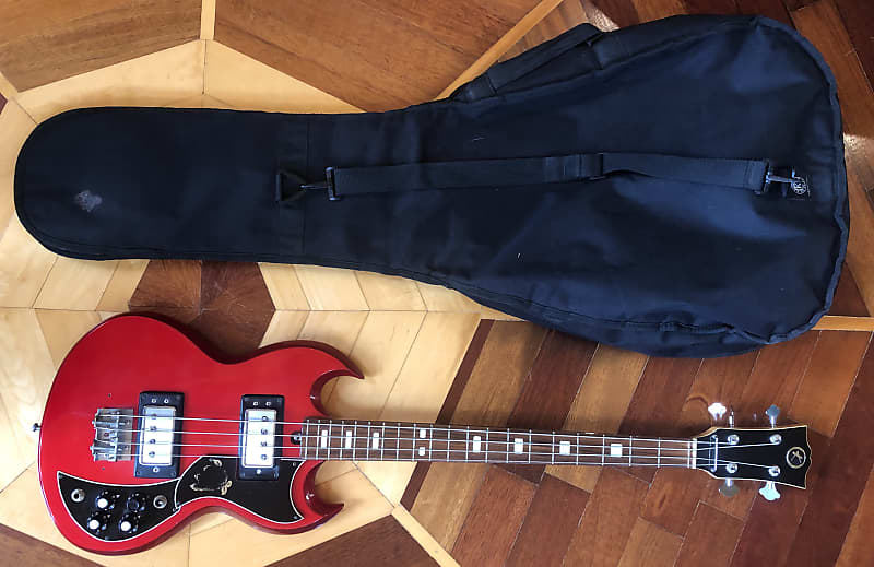 Vintage circa 1960s/70s Kay SG Bass Guitar EB0 K2B w/ K Kase Reverb