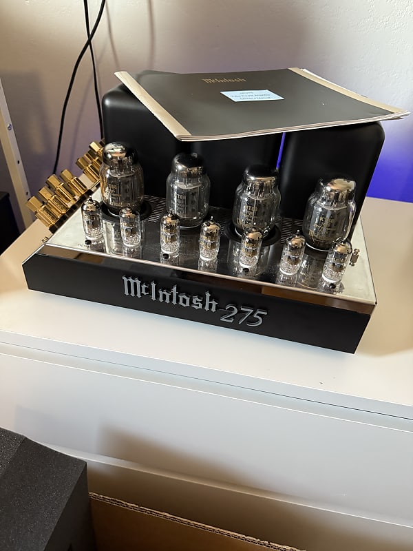 McIntosh MC275 MkVI 75-Watt Stereo Tube Power Amplifier 2011 - Present - Silver  			