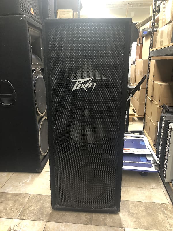 Pair Of Peavey PV215 Dual 15" Full Range PA / DJ Speakers - | Reverb