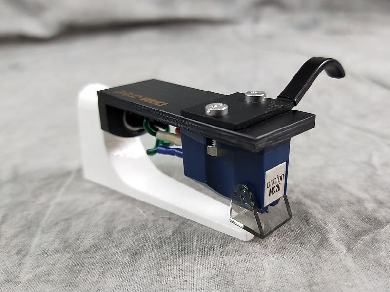 Ortofon MC 20 Cartridge W/ DAM entre Headshell In Excellent Condition  			