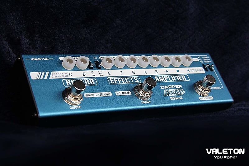 Valeton Valeton MES-6 Dapper Amp Mini Effects Strip 2018 blue image 1