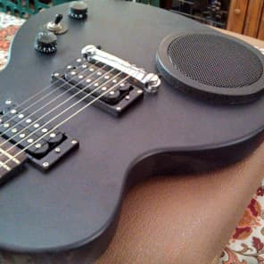 Epiphone Les Paul Special  Worn Black with built-in amp and speaker - Must See! image 12