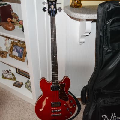 Dillion Semi Hollowbody Candy apple red image 4