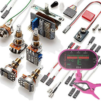 EMG 3 Pickup Conversion Wiring Kit PPP Push / Pull - Long Shaft image 1