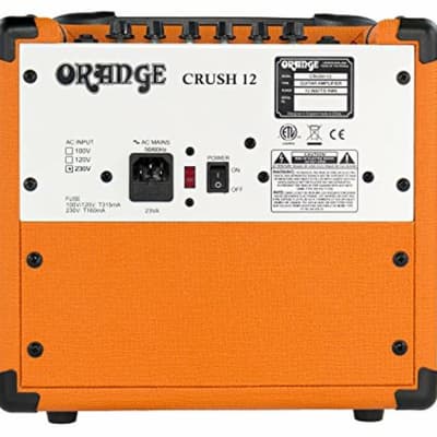 Orange Crush 12 12-WATT 1X6" GUITAR COMBO AMPLIFIER Orange(New) image 3